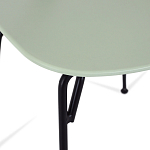 Стул на металлических ножках Travis Chair Green варинант исполнения - 5 | Loft Concept в Нижнем Новгороде