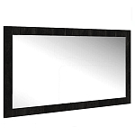 Зеркало настенное прямоугольное цвета угольный камень Stone Effect варинант исполнения - 1 | Loft Concept в Нижнем Новгороде