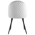 Мягкий стул в сером велюре Miruna Chair варинант исполнения - 3 | Loft Concept в Нижнем Новгороде