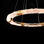 Люстра в форме кольца с золотым декором Warm Heavenly Light варинант исполнения - 6 | Loft Concept в Нижнем Новгороде