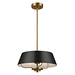 Подвесной светильник с конусовидным металлическим абажуром черного цвета Kichler варинант исполнения - 2 | Loft Concept в Нижнем Новгороде