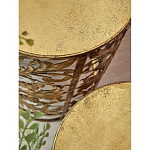 Столик приставной с цветочной резной фактурой Madagascar варинант исполнения - 2 | Loft Concept в Нижнем Новгороде