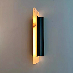 Бра вертикальное с мраморными рассеивателями на черном корпусе Gutter варинант исполнения - 2 | Loft Concept в Нижнем Новгороде