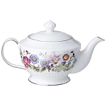 Чайный сервиз из фарфора с рисунком цветов на 6 персон 14 предметов Garden Whisper Porcelain Set  варинант исполнения - 1 | Loft Concept в Нижнем Новгороде