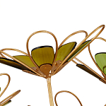 Люстра золотого цвета в форме цветка Hanging Flowers варинант исполнения - 2 | Loft Concept в Нижнем Новгороде