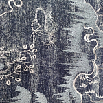 Мебельная ткань Вышивка серый цвет 130 см T2-39 варинант исполнения - 2 | Loft Concept в Нижнем Новгороде