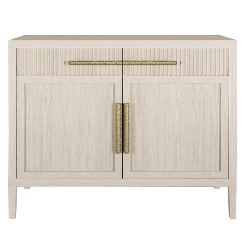 Буфет Primo с двумя ящиками и двумя фасадами Светлый дуб Древесина Золотой в Нижнем Новгороде | Loft Concept 