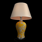 Настольная лампа желтая с изображением белых птиц Flight Among Acacia варинант исполнения - 4 | Loft Concept в Нижнем Новгороде