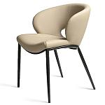 Стул обеденный кремовый из экокожи Futuristic Chair варинант исполнения - 1 | Loft Concept в Нижнем Новгороде