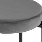 Табурет с мягким круглым сиденьем RIO Grey варинант исполнения - 3 | Loft Concept в Нижнем Новгороде