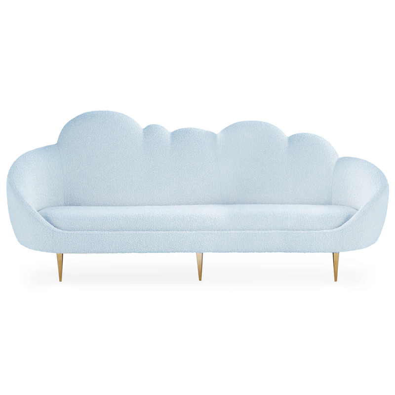 Уникальный диван для детской Soft Cloud трехместный Голубой Белый Розовый Золотой Уникальный диван для детской Soft Cloud трехместный Голубой Белый Розовый Золотой в Нижнем Новгороде | Loft Concept