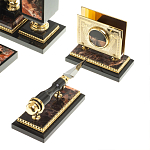 Настольный письменный набор из яшмы и долерита с декором в виде коня Manager Organizer варинант исполнения - 7 | Loft Concept в Нижнем Новгороде