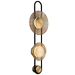 Бра со стеклянными плафонами в форме дисков Savio Brown Glass Disc Light варинант исполнения - 1 | Loft Concept в Нижнем Новгороде