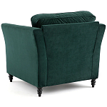 Кресло с обивкой из хлопкового велюра Porter Green Armchair варинант исполнения - 3 | Loft Concept в Нижнем Новгороде
