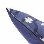 Подушка декоративная синяя с цветочным принтом Blossom Essence Emily варинант исполнения - 2 | Loft Concept в Нижнем Новгороде