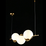 Люстра подвесная светодиодная Jagna 2 Gold and White варинант исполнения - 3 | Loft Concept в Нижнем Новгороде