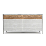 Комод 8 ящиков с подсветкой на рельефном фасаде Warm Industrial варинант исполнения - 1 | Loft Concept в Нижнем Новгороде