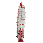 Декоративная модель деревянного красного парусника в подарочной упаковке With The low варинант исполнения - 2 | Loft Concept в Нижнем Новгороде