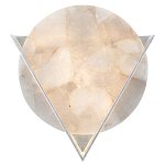 Бра светодиодное с диском из кварца Vendetta варинант исполнения - 1 | Loft Concept в Нижнем Новгороде