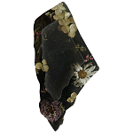 Подставка под благовония из эпоксидной смолы с цветами черная Epoxy Resin Flowers Incense Stand Black варинант исполнения - 1 | Loft Concept в Нижнем Новгороде