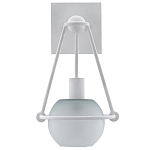 Бра белое с матовым стеклянным плафоном в форме шара White Lighthouse варинант исполнения - 3 | Loft Concept в Нижнем Новгороде