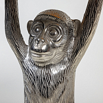 Столик с подстольем в виде обезьянки Bombay Nickel варинант исполнения - 4 | Loft Concept в Нижнем Новгороде