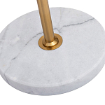 Торшер с мраморным столиком и золотым плафоном Ezio Floor Lamp варинант исполнения - 4 | Loft Concept в Нижнем Новгороде