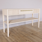 Дизайнерская Консоль с полкой и ящиком Primo Светлый дуб варинант исполнения - 2 | Loft Concept в Нижнем Новгороде