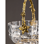 Конфетница с бронзовой ручкой и фарфоровой птичкой на крышке Eden Garden варинант исполнения - 6 | Loft Concept в Нижнем Новгороде