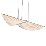 Люстра в виде распахнутых крыльев из тонких металлических планок Flight of Freedom варинант исполнения - 1 | Loft Concept в Нижнем Новгороде