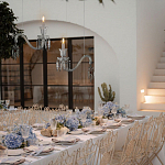 Подвесной светильник стеклянный в виде канделябра Curved Glass Chandelier варинант исполнения - 7 | Loft Concept в Нижнем Новгороде