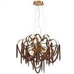 Люстра подвесная с переплетенными металлическими лентами и цепочками Atlantis Chain варинант исполнения - 2 | Loft Concept в Нижнем Новгороде