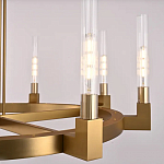 Люстра CANELLE Round Chandelier 8 Modern Brass варинант исполнения - 1 | Loft Concept в Нижнем Новгороде