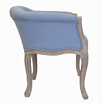 Кресло низкое в стиле прованс Louis French Armchair light blue flax варинант исполнения - 1 | Loft Concept в Нижнем Новгороде