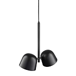 Подвесной светильник черный с 2-мя плафонами Pendant lamp Black варинант исполнения - 3 | Loft Concept в Нижнем Новгороде