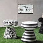 Дизайнерский журнальный стол белый в чёрный горох Gefan варинант исполнения - 2 | Loft Concept в Нижнем Новгороде