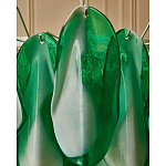 Люстра из стеклянных зеленых лепестков Petalled Illuminator варинант исполнения - 7 | Loft Concept в Нижнем Новгороде