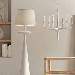Торшер белый с фигурным каркасом Bleached Element варинант исполнения - 3 | Loft Concept в Нижнем Новгороде