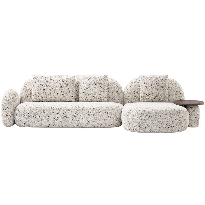 Модульный Диван Orus с кушеткой и столиком Молочный Орех в Нижнем Новгороде | Loft Concept 