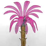 Торшер Glass Decorated Palm Floor Lamp Pink Листья Пальмы  варинант исполнения - 1 | Loft Concept в Нижнем Новгороде