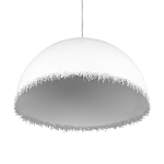 Подвесной светильник в форме купола белого цвета с ажурной бахромой Tactile Line варинант исполнения - 6 | Loft Concept в Нижнем Новгороде