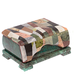 Шкатулка с мозаикой из натуральных камней Stone Casket варинант исполнения - 1 | Loft Concept в Нижнем Новгороде