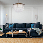 Бра с круглым основанием и длинными прозрачныи стеклянными трубками Nembus варинант исполнения - 8 | Loft Concept в Нижнем Новгороде