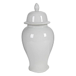 Ваза белая с крышкой однотонная Chinoiserie Ceramics варинант исполнения - 8 | Loft Concept в Нижнем Новгороде