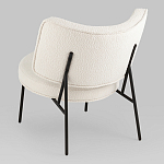 Мини-кресло District Lounge букле белый варинант исполнения - 3 | Loft Concept в Нижнем Новгороде