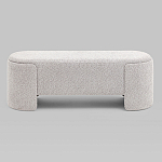 Банкетка Taks букле светло-серый варинант исполнения - 4 | Loft Concept в Нижнем Новгороде