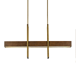 Люстра линейная прямоугольная Wooden Straight Shapes варинант исполнения - 2 | Loft Concept в Нижнем Новгороде