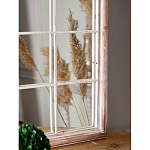 Зеркало-окно настенное в венецианском стиле с деревянной рамой бежевого цвета Venetian Smooth варинант исполнения - 6 | Loft Concept в Нижнем Новгороде