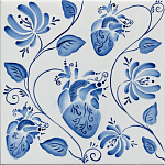Плитка с узором Сердце варинант исполнения - 2 | Loft Concept в Нижнем Новгороде