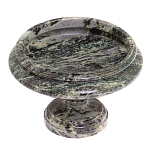 Фруктовница средняя из натурального камня Змеевик Шабровский Natural Stone Fruit Bowls варинант исполнения - 2 | Loft Concept в Нижнем Новгороде